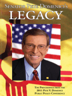 Senator Pete Domenici's Legacy 2011: The Proceedings from the 2011 Pete V. Domenici Public Policy Conference