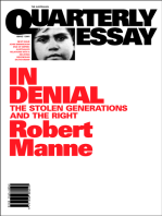 Quarterly Essay 1 In Denial: The Stolen Generations and the Right