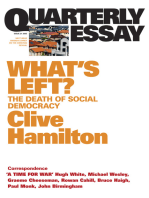 Quarterly Essay 21 What's Left?: The Death of Social Democracy