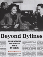 Beyond Bylines: Media Workers and Women’s Rights in Canada