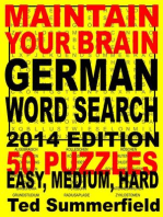 Maintain Your Brain German Word Search, 2014 Edition