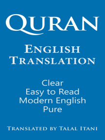 Read Quran English Translation Clear Easy To Read In Modern English Online By Talal Itani Books