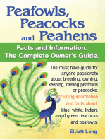 Peafowls, Peacocks and Peahens Facts and Information.The Complete Owner’s Guide. The must have guide for anyone passionate about breeding, owning, keeping, raising peafowls or peacocks.Including information and facts about: blue, white, Indian and