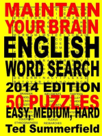 Maintain Your Brain English Word Search, 2014 Edition