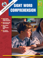 Classic Reproducibles Sight Word Comprehension, Grades K - 2