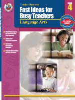 Fast Ideas for Busy Teachers: Language Arts, Grade 4