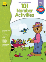 101 Number Activities, Ages 3 - 6