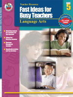 Fast Ideas for Busy Teachers: Language Arts, Grade 5