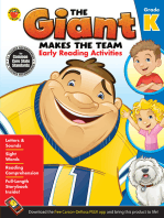 The Giant Makes the Team: Early Reading Activities, Grade K