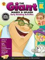 The Giant Makes a Splash: Early Reading Activities, Grade K