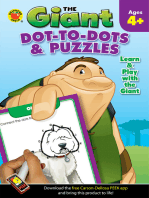 The Giant: Dot-to-Dots & Puzzles Activity Book, Ages 4 - 5