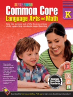 Common Core Language Arts and Math, Grade K