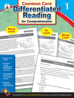 Differentiated Reading for Comprehension, Grade 1