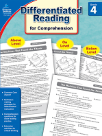 Differentiated Reading for Comprehension, Grade 4