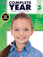 Complete Year, Grade 3: Weekly Learning Activities