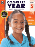 Complete Year, Grade 5: Weekly Learning Activities