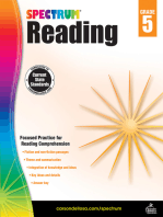 Spectrum Reading Workbook, Grade 5