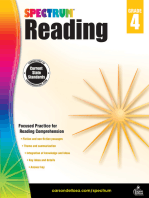 Spectrum Reading Workbook, Grade 4