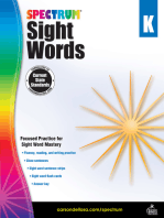 Spectrum Sight Words, Grade K