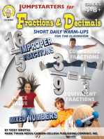 Jumpstarters for Fractions & Decimals, Grades 4 - 8