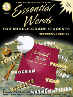 Essential Words for Middle-Grade Students, Grades 4 - 8