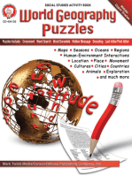 World Geography Puzzles, Grades 6 - 12