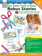 Cut, Color, Trace & Paste Rebus Stories, Ages 5 - 8