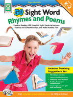 50 Sight Word Rhymes and Poems, Grades K - 2