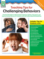 Teaching Tips for Challenging Behaviors, Grades PK - 2