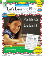 Let’s Learn to Print