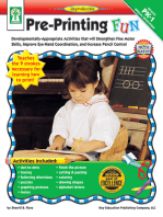 Pre-Printing FUN, Grades PK - 1: Developmentally-Appropriate Activities that will Strengthen Fine Motor Skills, Improve Eye-Hand Coordination, and Increase Pencil Control