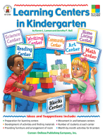 Learning Centers in Kindergarten, Grade K