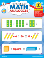 Thinking Kids’™ Math Analogies, Grade 3