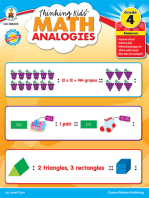 Thinking Kids’™ Math Analogies, Grade 4