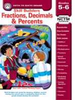 Fractions, Decimals, & Percents, Grades 5 - 6