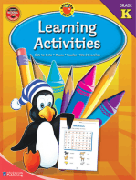 Learning Activities, Grade K