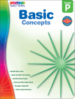 Basic Concepts, Grade PK