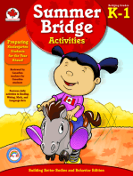 Summer Bridge Activities®, Grades K - 1