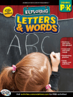 Letters & Words, Grades PK - K