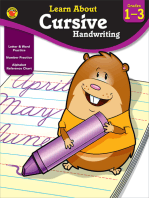 Cursive Handwriting, Grades 1 - 3