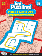 Mazes & Dot-to-Dots, Ages 5 - 8