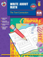 Write About Math, Grade 6: The Test Connection