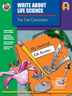 Write About Life Science, Grades 6 - 8: The Test Connection