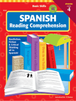 Basic Skills Spanish Reading Comprehension, Level 4, Grades 6 - 12