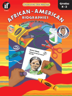 African-American Biographies, Grades K - 2: A Collection of Mini-Books