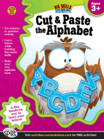 Cut & Paste the Alphabet, Ages 3 - 5