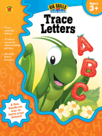 Trace Letters, Ages 3 - 5