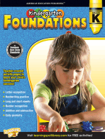 Kindergarten Foundations, Grade K