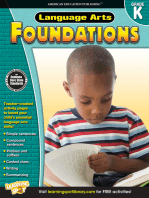 Language Arts Foundations, Grade K