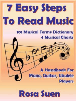 7 Easy Steps To Read Music - A Handbook for Piano, Guitar, Ukulele Players